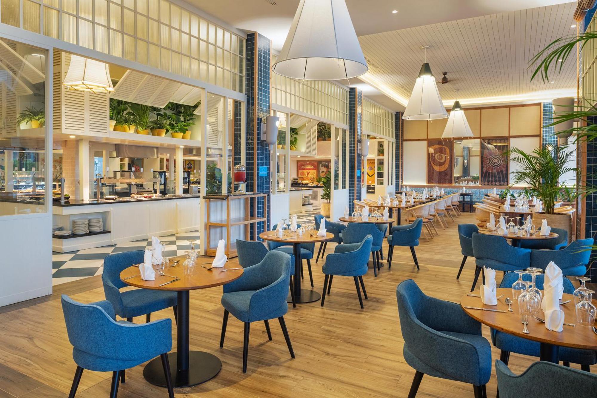 Hotel Ocean Eden Bay (Adults Only) Spring Rises Zewnętrze zdjęcie The restaurant